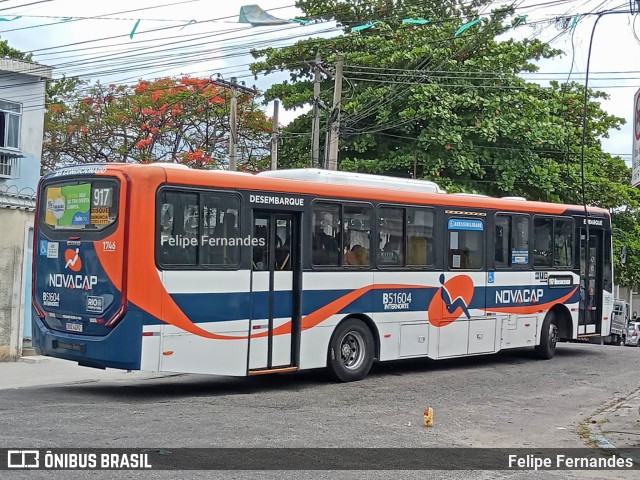 Viação Novacap B51604 na cidade de Rio de Janeiro, Rio de Janeiro, Brasil, por Felipe Fernandes. Número da foto: #10672681.