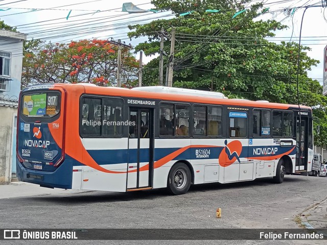 Viação Novacap B51604 na cidade de Rio de Janeiro, Rio de Janeiro, Brasil, por Felipe Fernandes. ID da foto: 10672681.