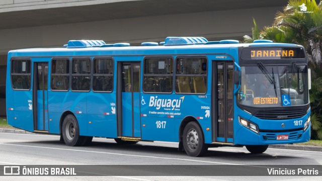 Biguaçu Transportes Coletivos Administração e Participação 1817 na cidade de Florianópolis, Santa Catarina, Brasil, por Vinicius Petris. ID da foto: 10673067.