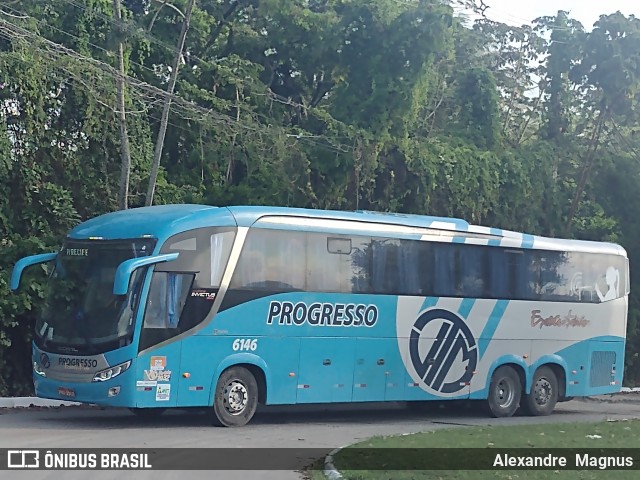 Auto Viação Progresso 6146 na cidade de Recife, Pernambuco, Brasil, por Alexandre  Magnus. ID da foto: 10673613.