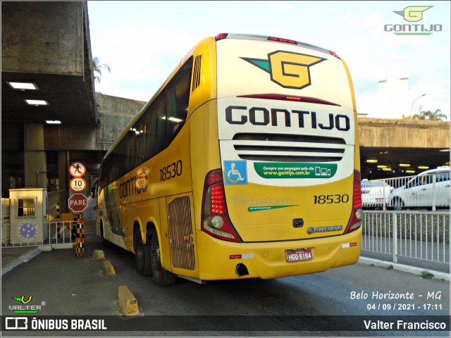 Empresa Gontijo de Transportes 18530 na cidade de Belo Horizonte, Minas Gerais, Brasil, por Valter Francisco. ID da foto: 10676191.