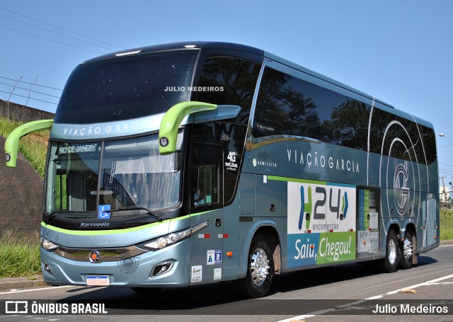 Viação Garcia 84016 na cidade de Campinas, São Paulo, Brasil, por Julio Medeiros. ID da foto: 10675625.