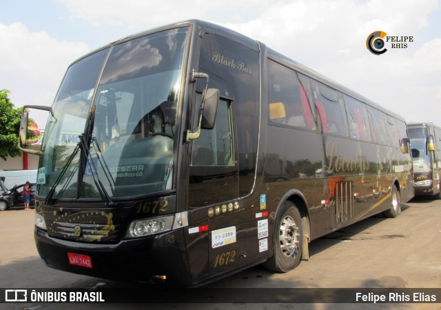 Locabus Locação e Transportes 1672 na cidade de Agudos, São Paulo, Brasil, por Felipe Rhis Elias. Número da foto: #10677996.