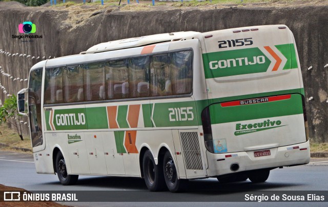 Empresa Gontijo de Transportes 21155 na cidade de Campinas, São Paulo, Brasil, por Sérgio de Sousa Elias. ID da foto: 10676352.