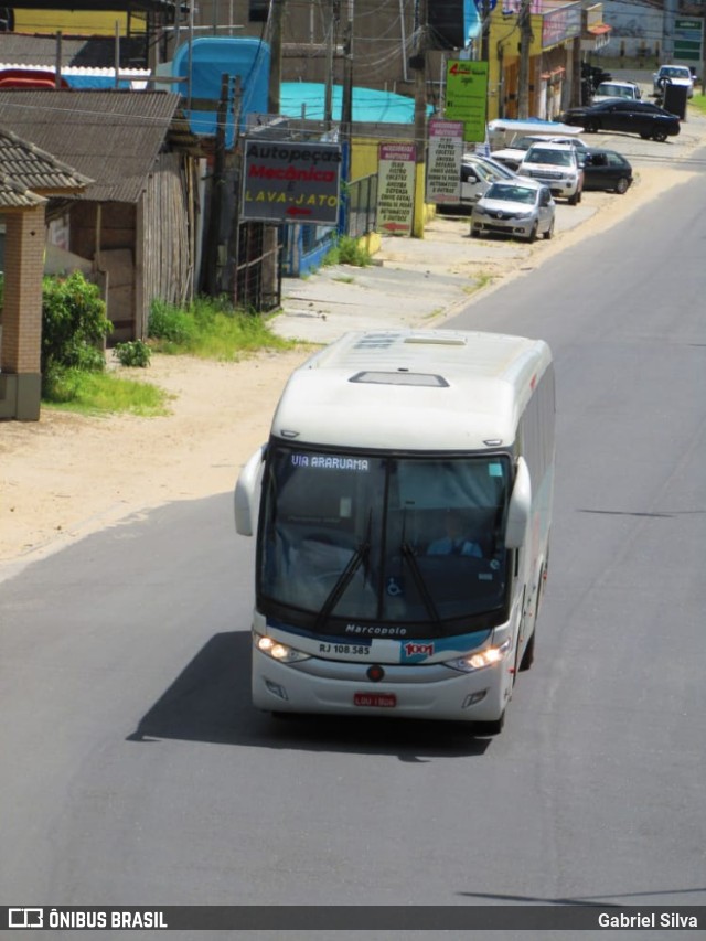 Auto Viação 1001 RJ 108.585 na cidade de São Pedro da Aldeia, Rio de Janeiro, Brasil, por Gabriel Silva. ID da foto: 10676507.