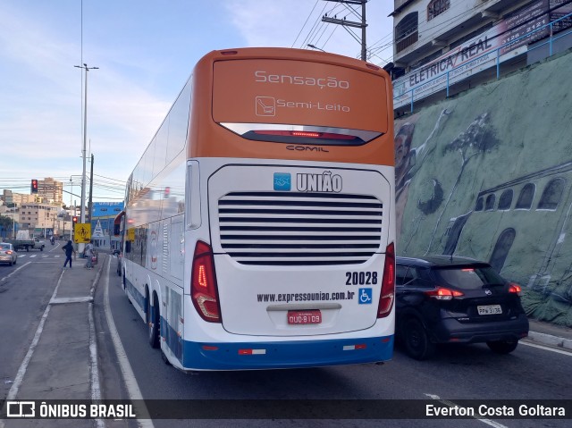 Expresso União 20028 na cidade de Cariacica, Espírito Santo, Brasil, por Everton Costa Goltara. Número da foto: #10678119.