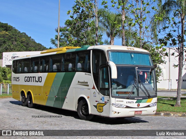 Empresa Gontijo de Transportes 17125 na cidade de Juiz de Fora, Minas Gerais, Brasil, por Luiz Krolman. ID da foto: 10677701.