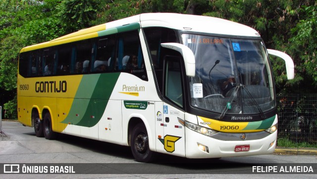 Empresa Gontijo de Transportes 19060 na cidade de São Paulo, São Paulo, Brasil, por FELIPE ALMEIDA. ID da foto: 10676283.