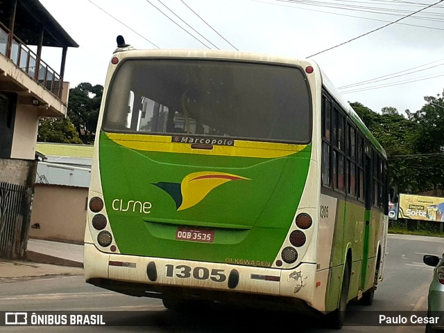 Transportes Cisne 1305 na cidade de Itabira, Minas Gerais, Brasil, por Paulo Cesar. ID da foto: 10676586.