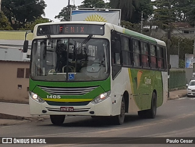 Transportes Cisne 1405 na cidade de Itabira, Minas Gerais, Brasil, por Paulo Cesar. Número da foto: #10676342.