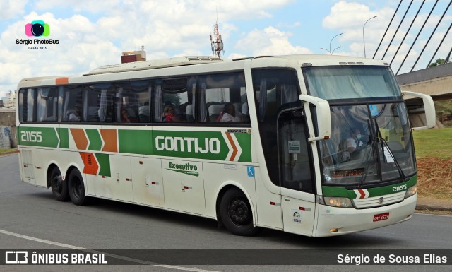 Empresa Gontijo de Transportes 21155 na cidade de Campinas, São Paulo, Brasil, por Sérgio de Sousa Elias. ID da foto: 10676343.