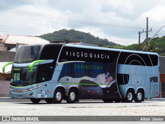 Viação Garcia 86005 na cidade de Balneário Camboriú, Santa Catarina, Brasil, por Altair Júnior. Número da foto: #10677922.