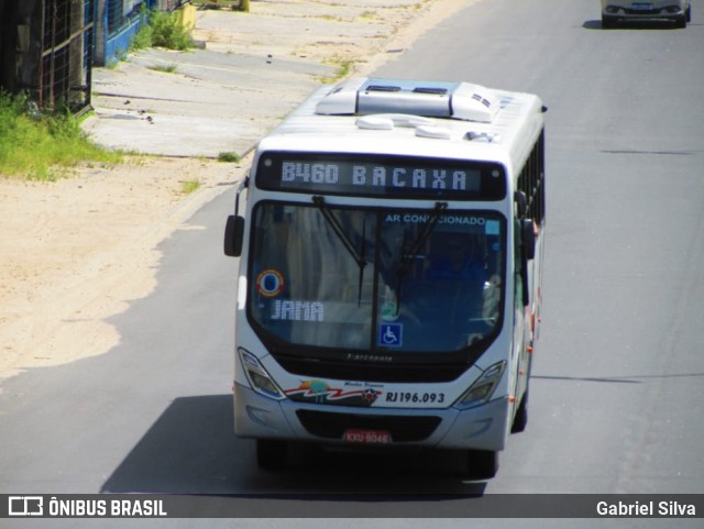 Viação Montes Brancos RJ 196.093 na cidade de São Pedro da Aldeia, Rio de Janeiro, Brasil, por Gabriel Silva. ID da foto: 10676501.