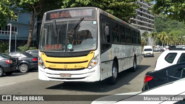 Real Auto Ônibus A41227 na cidade de Rio de Janeiro, Rio de Janeiro, Brasil, por Marcos Silva Assis. ID da foto: 10678114.