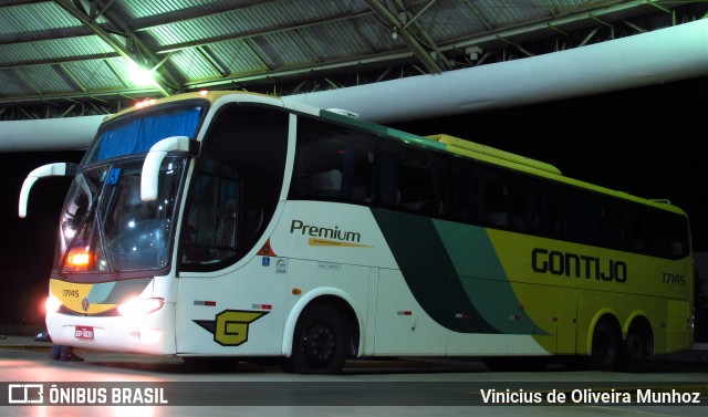 Empresa Gontijo de Transportes 17145 na cidade de Marília, São Paulo, Brasil, por Vinicius de Oliveira Munhoz. ID da foto: 10677204.