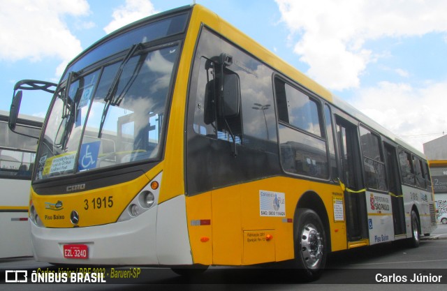 Viação Metrópole Paulista - Zona Leste 3 1176 na cidade de Barueri, São Paulo, Brasil, por Carlos Júnior. Número da foto: #10676150.