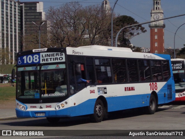 Empresa de Transporte Teniente General Roca 2442 na cidade de Ciudad Autónoma de Buenos Aires, Argentina, por Agustin SanCristobal1712. Número da foto: #10677635.