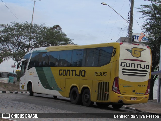 Empresa Gontijo de Transportes 18305 na cidade de Caruaru, Pernambuco, Brasil, por Lenilson da Silva Pessoa. Número da foto: #10679485.