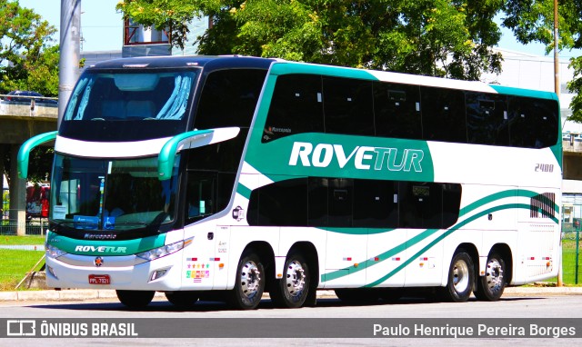 Rovetur Turismo 2400 na cidade de Vitória, Espírito Santo, Brasil, por Paulo Henrique Pereira Borges. Número da foto: #10681046.