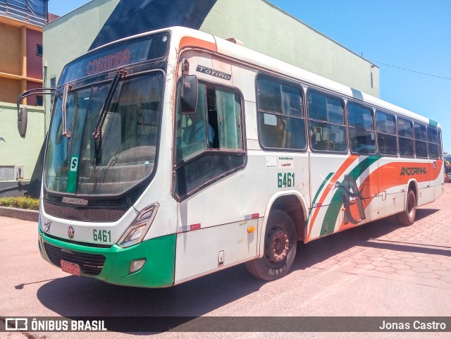 Empresa de Transportes Andorinha 6461 na cidade de Corumbá, Mato Grosso do Sul, Brasil, por Jonas Castro. ID da foto: 10679270.