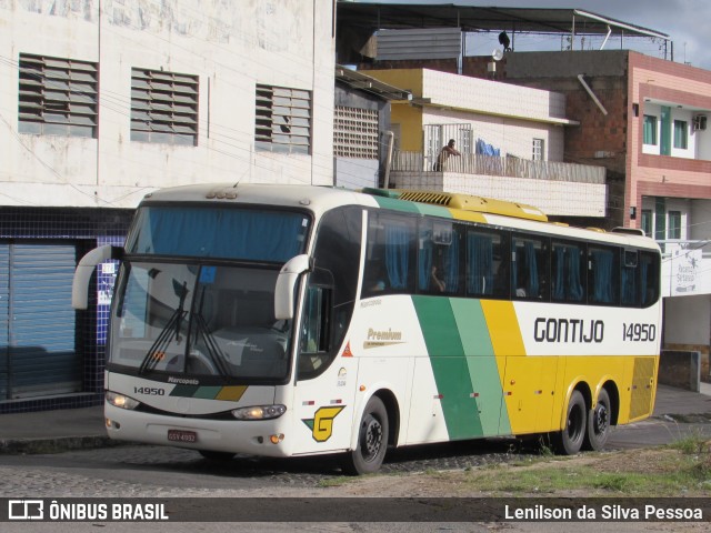 Empresa Gontijo de Transportes 14950 na cidade de Caruaru, Pernambuco, Brasil, por Lenilson da Silva Pessoa. Número da foto: #10679540.