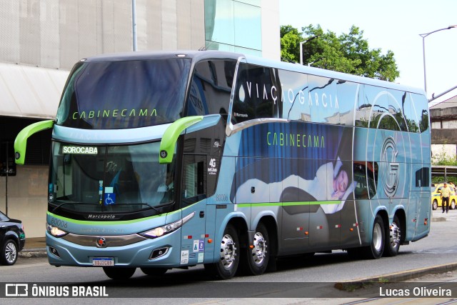 Viação Garcia 80006 na cidade de Rio de Janeiro, Rio de Janeiro, Brasil, por Lucas Oliveira. Número da foto: #10680658.