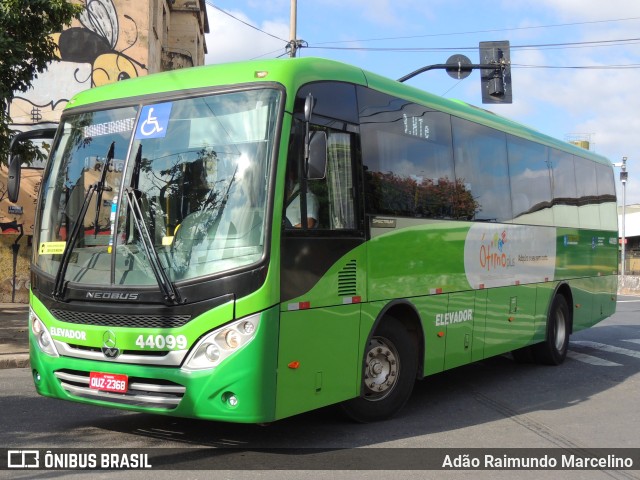 Viação Cuiabá 44099 na cidade de Belo Horizonte, Minas Gerais, Brasil, por Adão Raimundo Marcelino. ID da foto: 10680759.