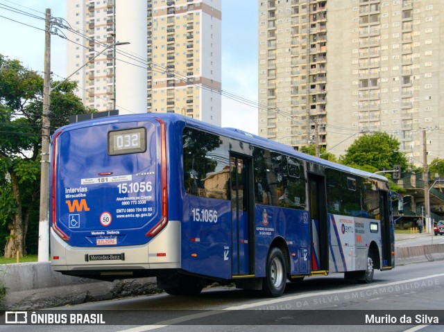 Viação Miracatiba 15.1056 na cidade de São Paulo, São Paulo, Brasil, por Murilo da Silva. Número da foto: #10681049.