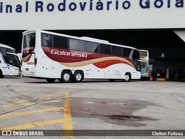 Auto Viação Goianésia 156003-4 na cidade de Goiânia, Goiás, Brasil, por Cleiton Feitosa. ID da foto: 10680184.