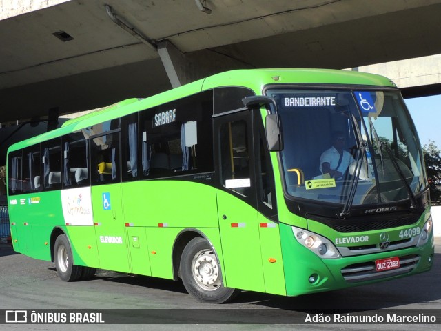 Viação Cuiabá 44099 na cidade de Belo Horizonte, Minas Gerais, Brasil, por Adão Raimundo Marcelino. ID da foto: 10680285.