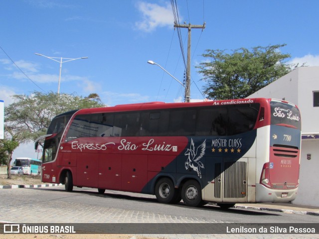 Expresso São Luiz 7780 na cidade de Caruaru, Pernambuco, Brasil, por Lenilson da Silva Pessoa. ID da foto: 10679848.