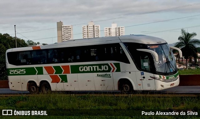 Empresa Gontijo de Transportes 21525 na cidade de Betim, Minas Gerais, Brasil, por Paulo Alexandre da Silva. ID da foto: 10680290.