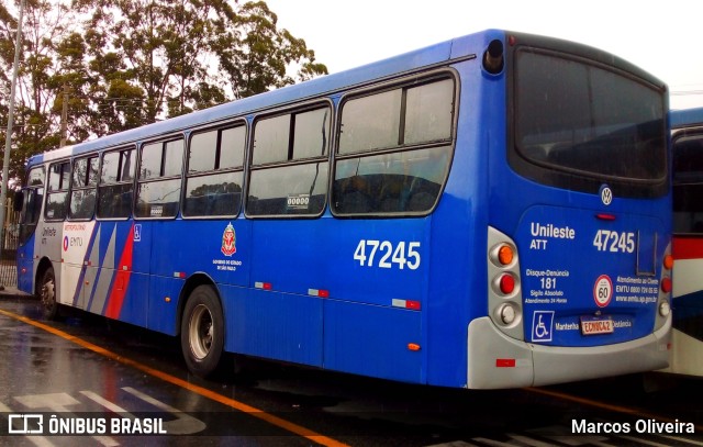 ATT - Alto Tietê Transportes 47.245 na cidade de Mogi das Cruzes, São Paulo, Brasil, por Marcos Oliveira. Número da foto: #10681251.