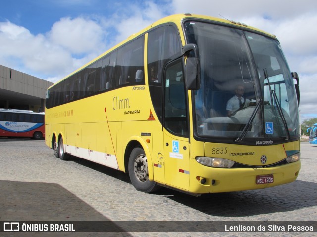 Viação Itapemirim 8835 na cidade de Caruaru, Pernambuco, Brasil, por Lenilson da Silva Pessoa. ID da foto: 10679570.