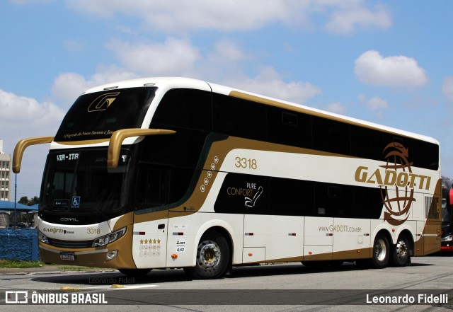 Auto Viação Gadotti 3318 na cidade de São Paulo, São Paulo, Brasil, por Leonardo Fidelli. Número da foto: #10680971.