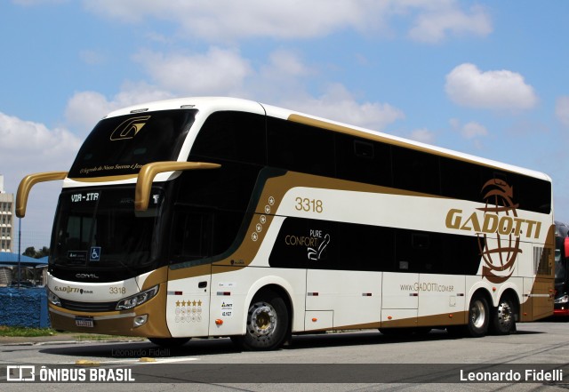 Auto Viação Gadotti 3318 na cidade de São Paulo, São Paulo, Brasil, por Leonardo Fidelli. ID da foto: 10680971.