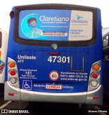 ATT - Alto Tietê Transportes 47.301 na cidade de Mogi das Cruzes, São Paulo, Brasil, por Marcos Oliveira. Número da foto: #:id.