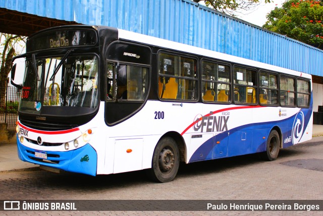 Viação Fênix 200 na cidade de Mendes, Rio de Janeiro, Brasil, por Paulo Henrique Pereira Borges. Número da foto: #10622974.