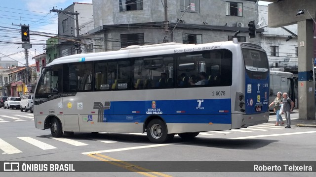 Transcooper > Norte Buss 2 6078 na cidade de São Paulo, São Paulo, Brasil, por Roberto Teixeira. ID da foto: 10623138.