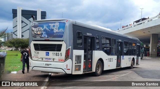 TCB - Sociedade de Transportes Coletivos de Brasília 1183 5 na cidade de Brasília, Distrito Federal, Brasil, por Brenno Santos. ID da foto: 10622066.