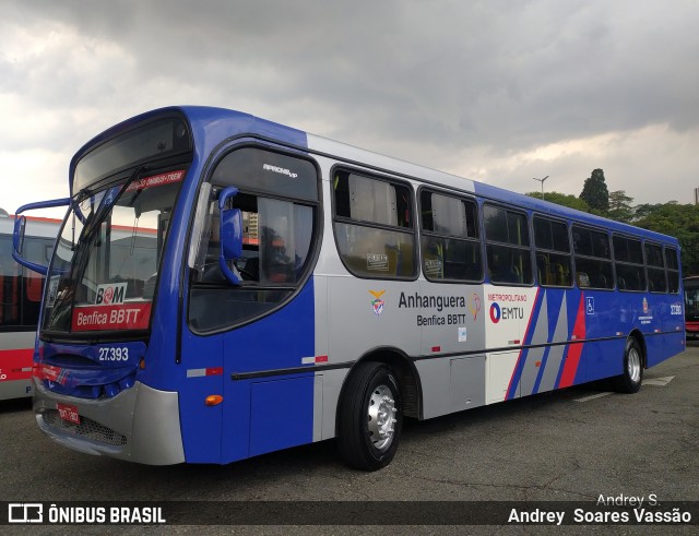 BBTT - Benfica Barueri Transporte e Turismo 27.393 na cidade de São Paulo, São Paulo, Brasil, por Andrey  Soares Vassão. ID da foto: 10623892.