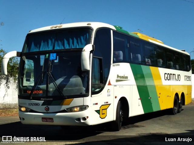 Empresa Gontijo de Transportes 17280 na cidade de Teresina, Piauí, Brasil, por Luan Araujo. Número da foto: #10622504.