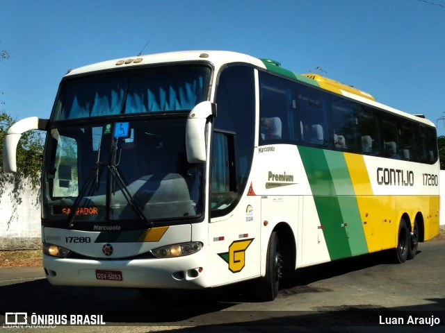 Empresa Gontijo de Transportes 17280 na cidade de Teresina, Piauí, Brasil, por Luan Araujo. ID da foto: 10622504.