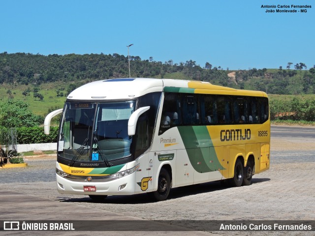 Empresa Gontijo de Transportes 18895 na cidade de João Monlevade, Minas Gerais, Brasil, por Antonio Carlos Fernandes. Número da foto: #10622371.