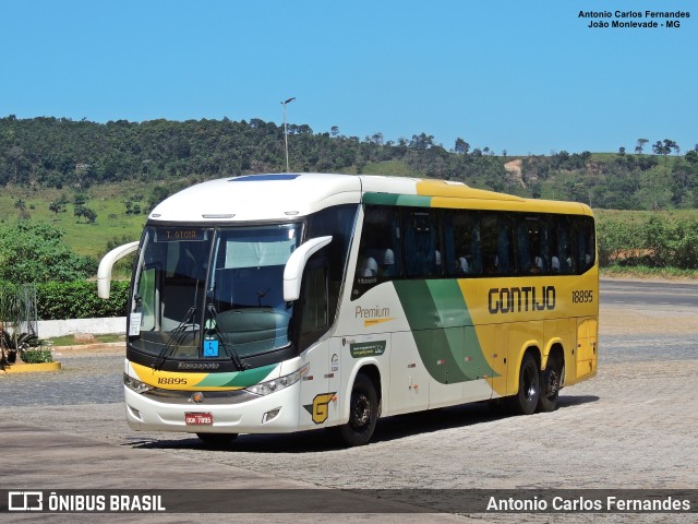 Empresa Gontijo de Transportes 18895 na cidade de João Monlevade, Minas Gerais, Brasil, por Antonio Carlos Fernandes. ID da foto: 10622371.