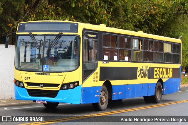 Viação Fênix 097 na cidade de Mendes, Rio de Janeiro, Brasil, por Paulo Henrique Pereira Borges. Número da foto: #10622994.