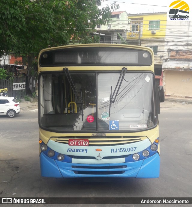 Master Transportes Coletivos de Passageiros RJ 159.007 na cidade de São João de Meriti, Rio de Janeiro, Brasil, por Anderson Nascimento . Número da foto: #10622703.