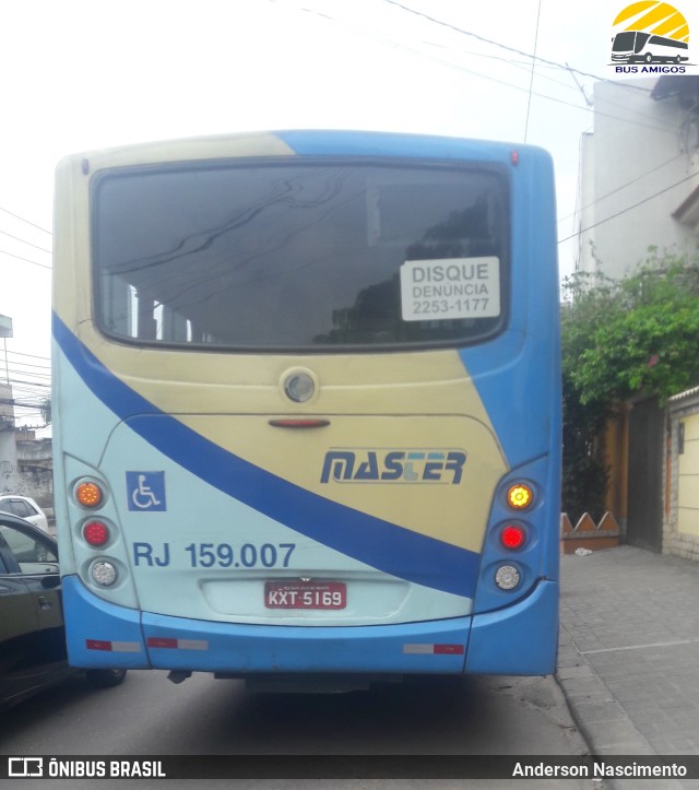 Master Transportes Coletivos de Passageiros RJ 159.007 na cidade de São João de Meriti, Rio de Janeiro, Brasil, por Anderson Nascimento . Número da foto: #10622709.