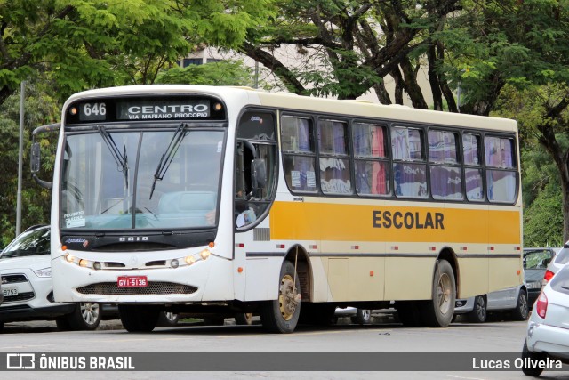 Ônibus Particulares GVI5136 na cidade de Muriaé, Minas Gerais, Brasil, por Lucas Oliveira. Número da foto: #10622664.