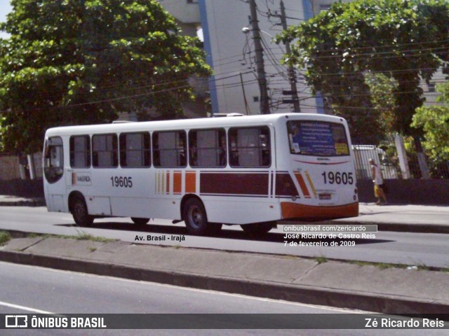 Transportes América B19605 na cidade de Rio de Janeiro, Rio de Janeiro, Brasil, por Zé Ricardo Reis. Número da foto: #10622409.
